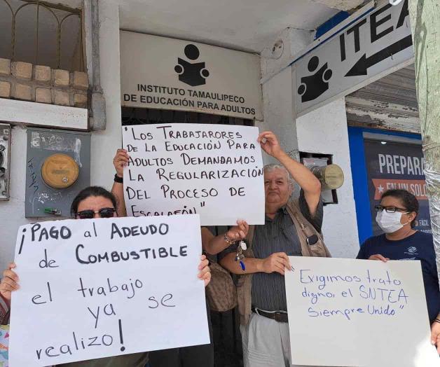 Autoridades abonarán adeudo de combustible al personal docente del Instituto Tamaulipeco de Educación para Adultos en Reynosa