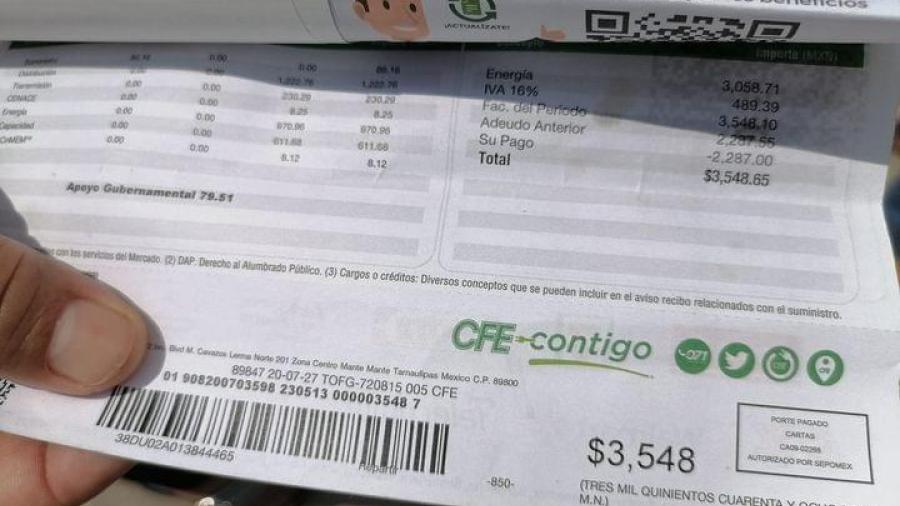 Ciudadanos de Reynosa presentan quejas ante PROFECO por altas tarifas y fallas en el servicio eléctrico de la CFE