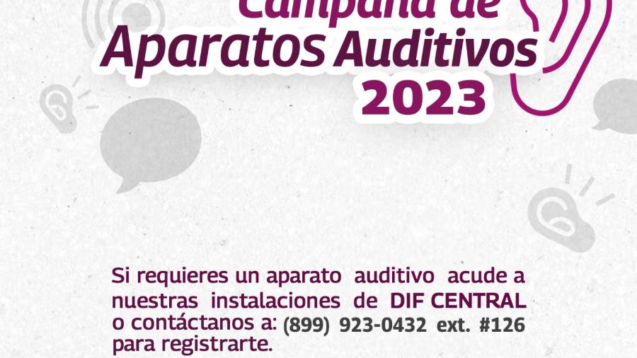 DIF Reynosa lanza campaña para ofrecer aparatos auditivos a quienes lo necesiten