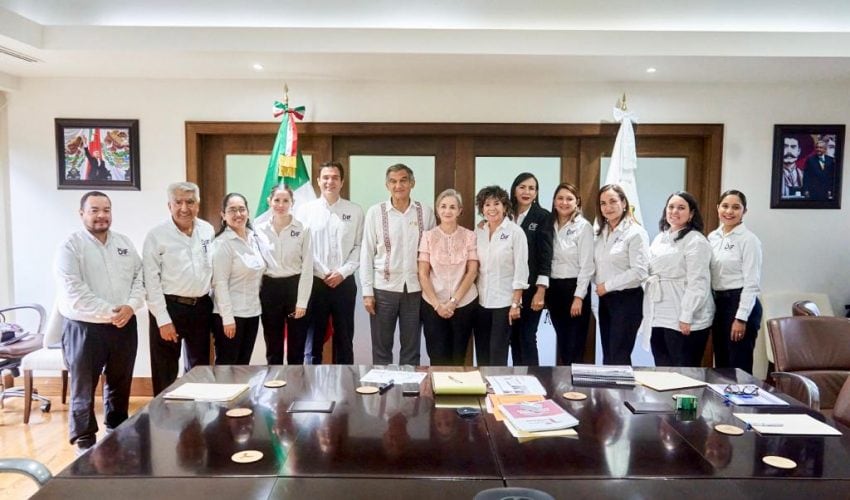 Se reúnen Dr. Américo y Dra. María con directivos del DIF Tamaulipas