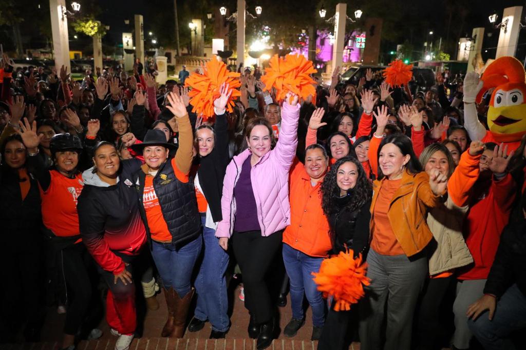 En Nuevo Laredo rodada naranja para promover «la paz»