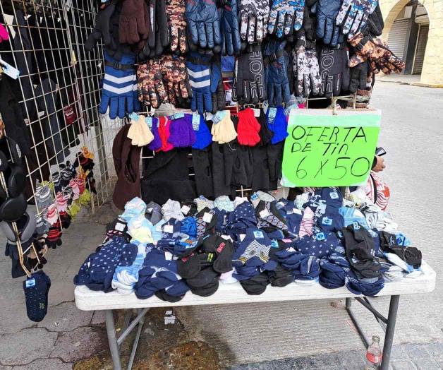 Se dispara venta de gorros, guantes, bufandas y orejeras