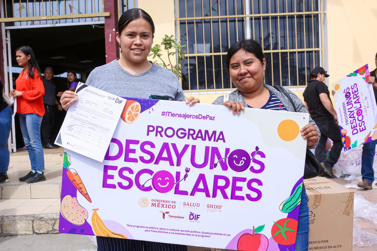 Equipa DIF Tamaulipas a desayunadores escolares y comedores comunitarios del municipio de Altamira