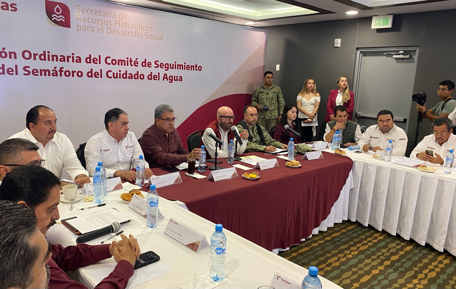 Encabeza secretario de Recursos Hidráulicos reunión de actualización del “Semáforo del Agua en Tamaulipas”