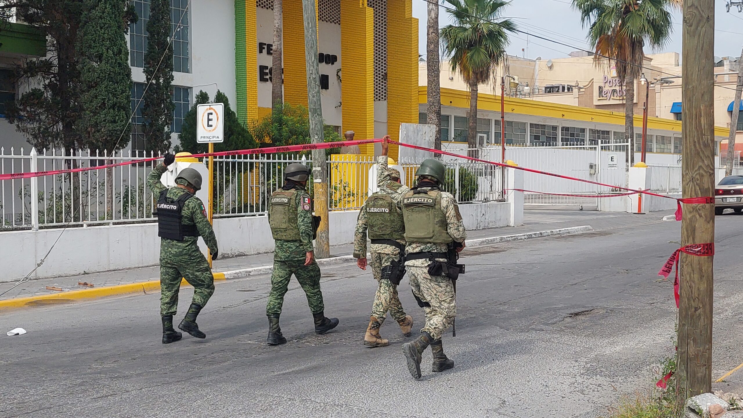 Artefacto explosivo en preparatoria de Reynosa tenía carga activa
