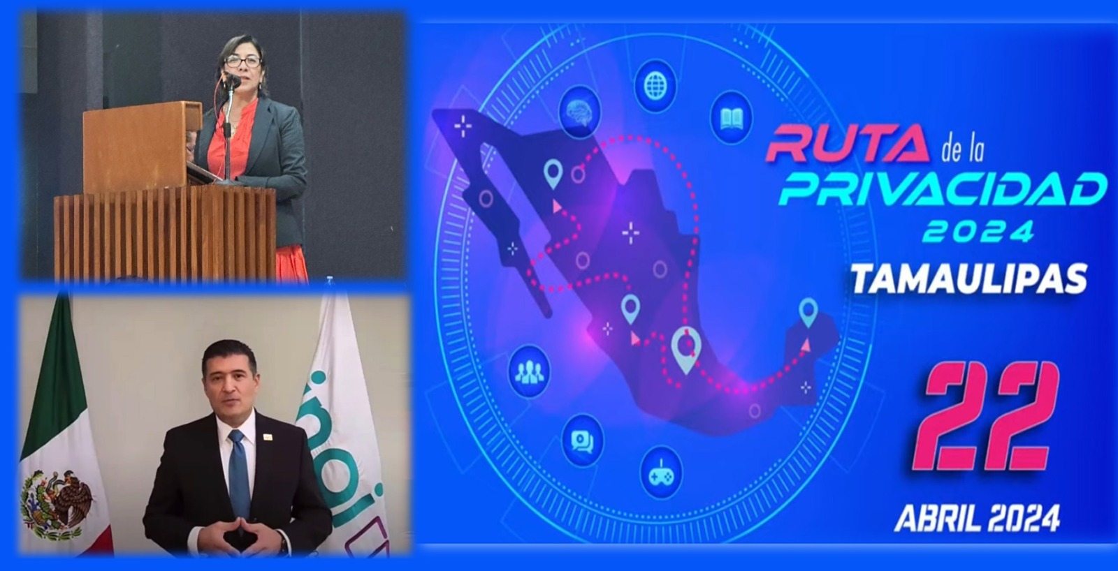 PROMUEVE INAI DERECHO A LA PROTECCIÓN DE DATOS PERSONALES EN EL ESTADO DE TAMAULIPAS CON LA RUTA DE LA PRIVACIDAD