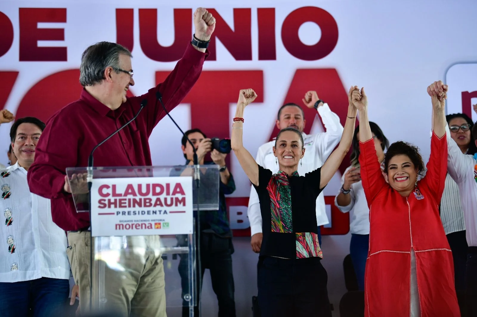 Sheinbaum llama a “abarrotar las urnas» porque en la derecha «les gusta hacer fraudes»