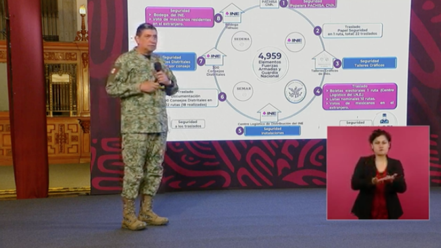 Ejército protege a 469 aspirantes y funcionarios electorales