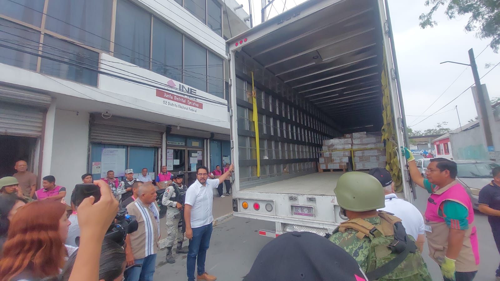 Llega a Reynosa material y boletas electorales
