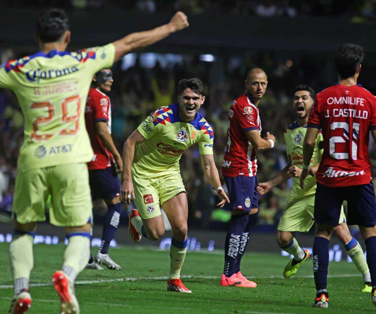 Vuelan por el bicampeonato: Elimina América a las Chivas