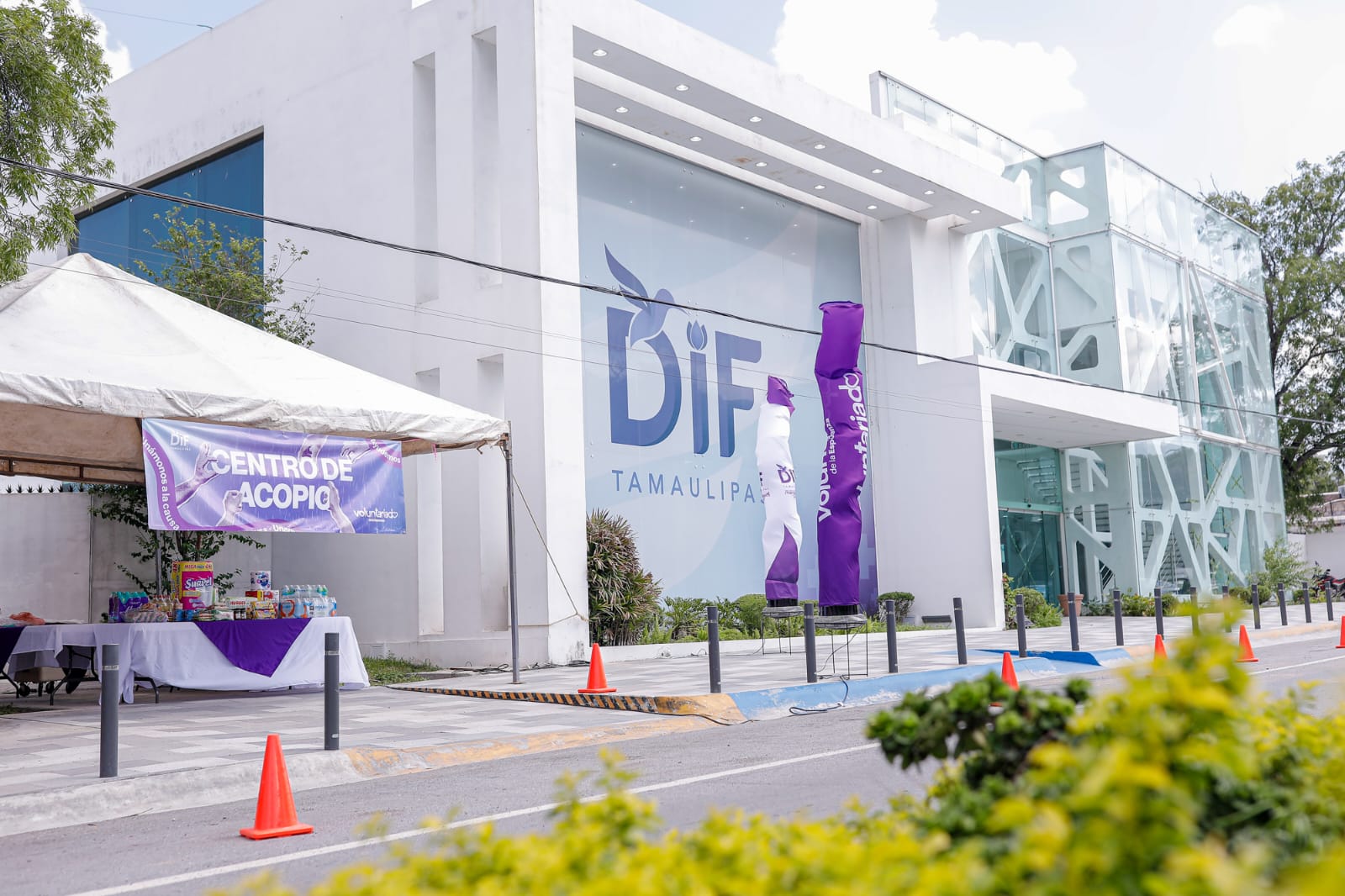 Activa DIF Tamaulipas centro de acopio en apoyo a familias afectadas por “Alberto”