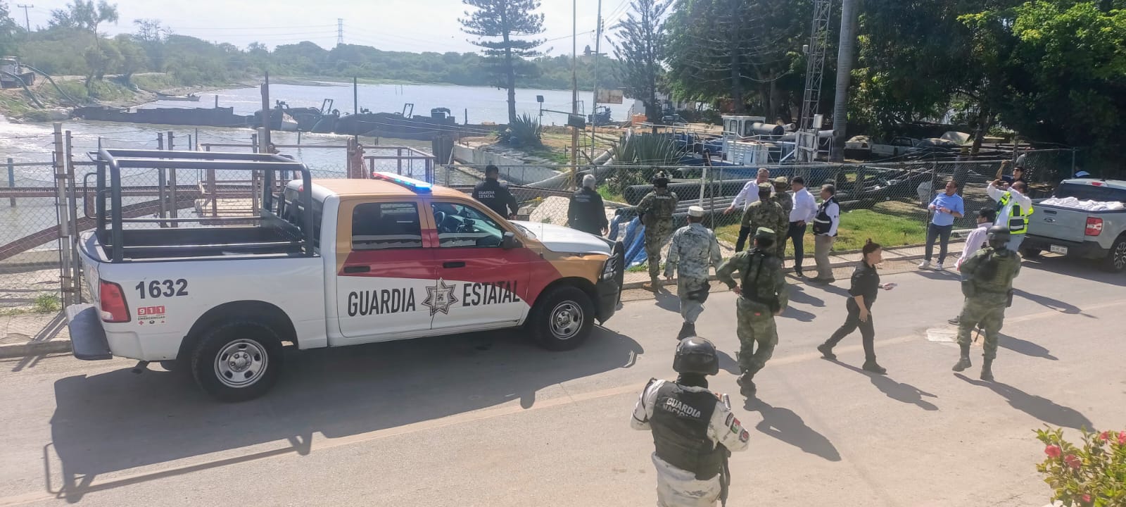Guardia Estatal participa en estrategia preventiva ante tormenta tropical Alberto en Tampico