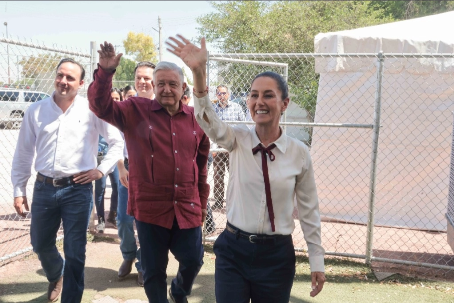 Resalta AMLO temas analizados con Sheinbaum en gira