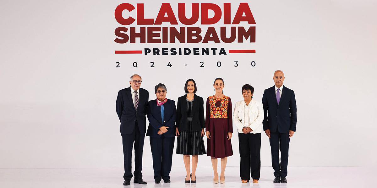 Claudia Sheinbaum revela a 6 integrantes más de su gabinete