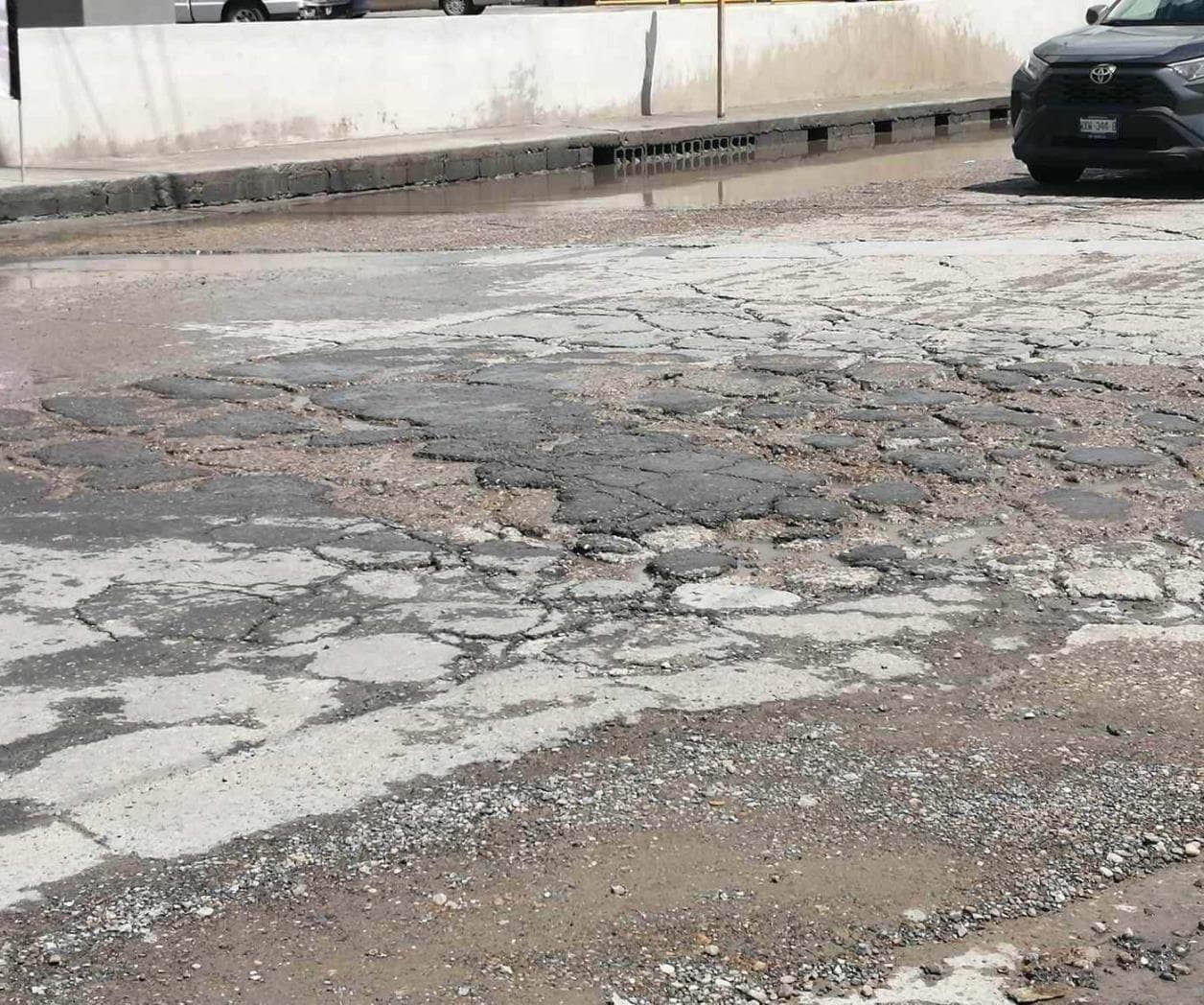 Remanentes de Tormenta Alberto: Brotan baches en Reynosa