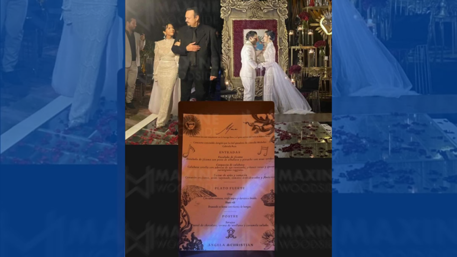 ¿Se casaron? Filtran imágenes de supuesta boda de Cristian Nodal y Ángela Aguilar