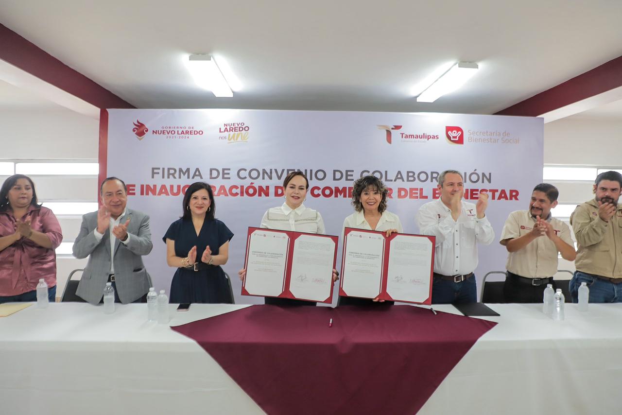 Habilitan SEBIEN y Nuevo Laredo Comedor de Bienestar
