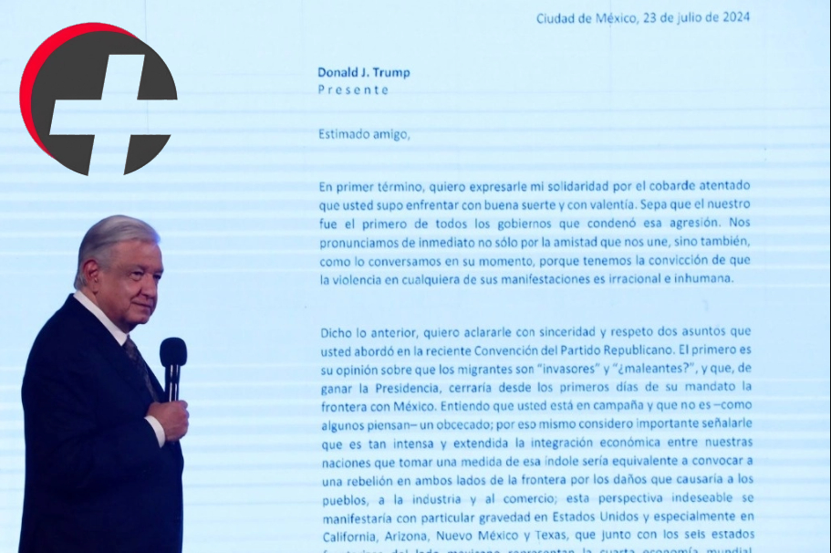 AMLO lee carta que envío a Trump y le aclara que sigue siendo presidente de México: «aunque se ría»