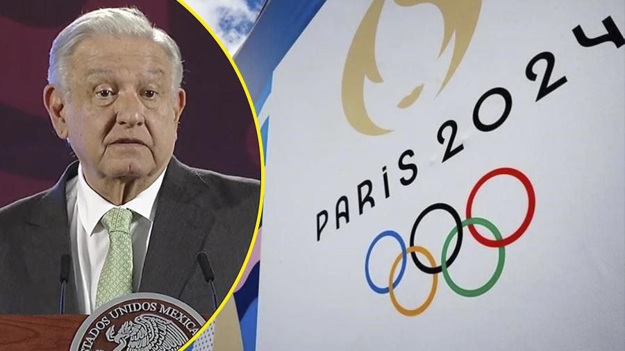 AMLO espera que les vaya “muy bien” a los atléticos mexicanos en los juegos Olímpicos en París