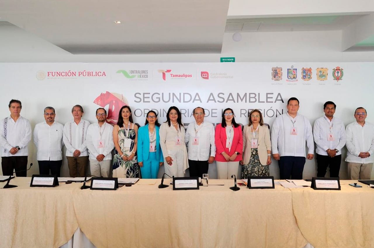 Concluye la reunión de Contralores del Noreste de México en Tamaulipas