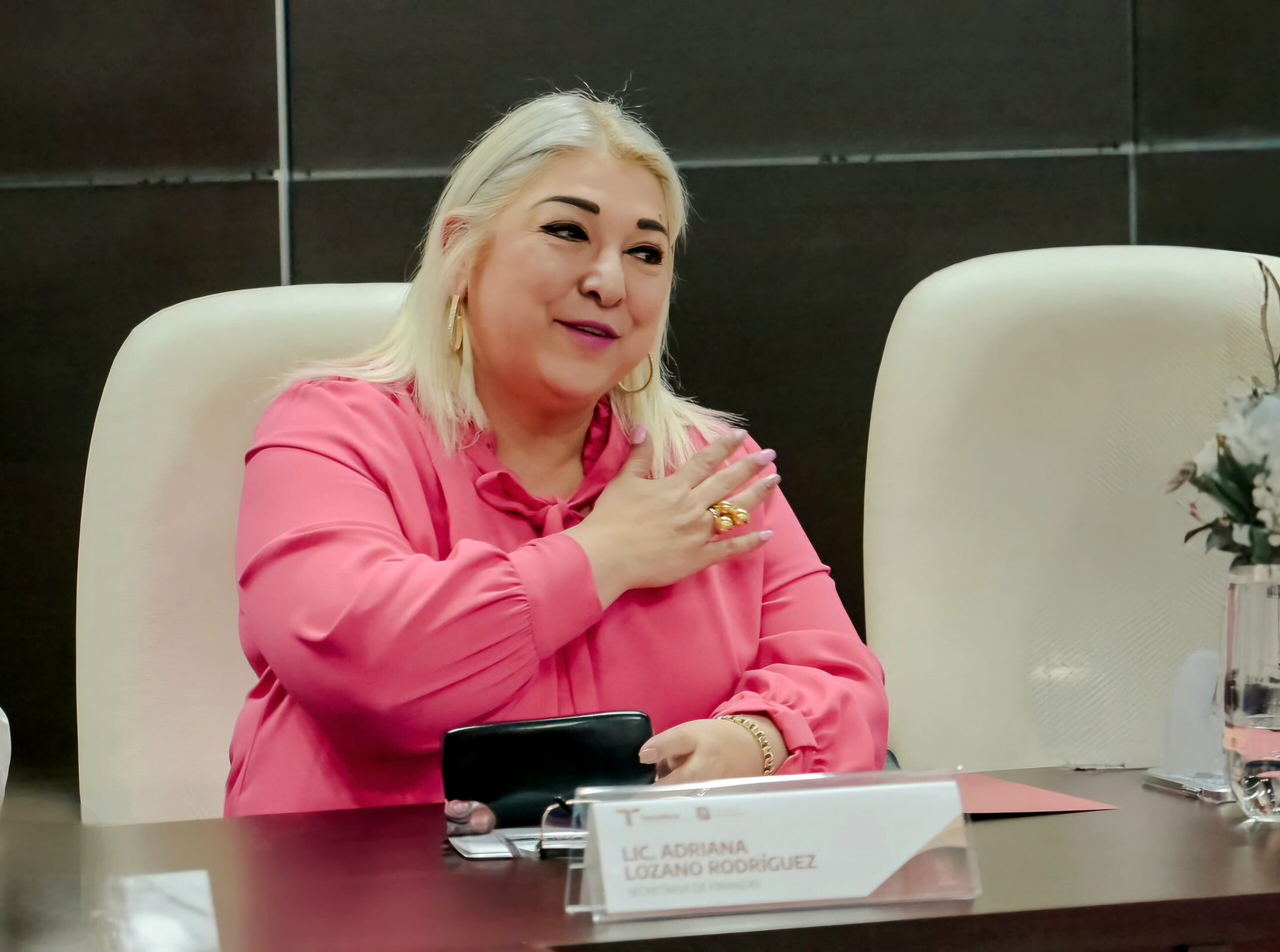 Adriana Lozano trabajaremos de la mano con los nuevos gobiernos municipales