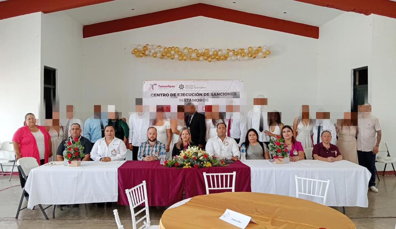 PPLs de CEDES Matamoros contraen nupcias en las Campañas de Matrimonios Colectivos