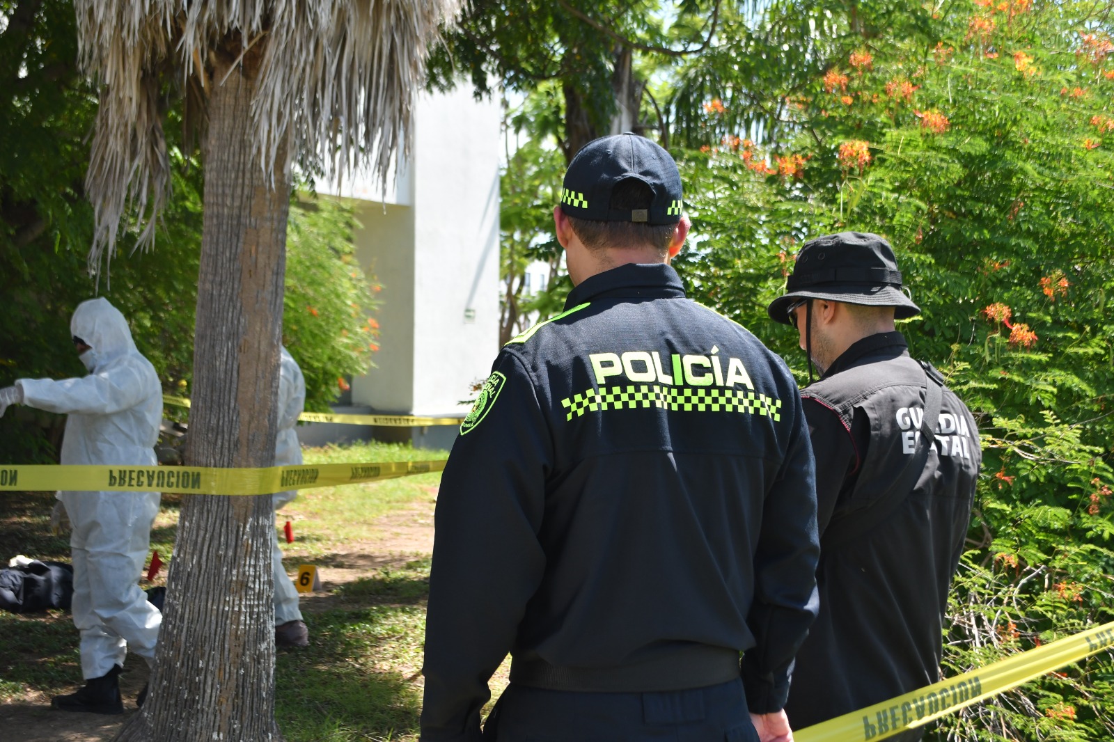 Guardia Estatal realiza práctica de análisis y procesamiento del lugar de los hechos