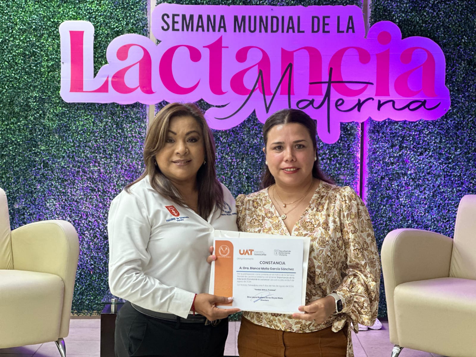 Participa la SST en actividades de la UAT para promover la lactancia materna