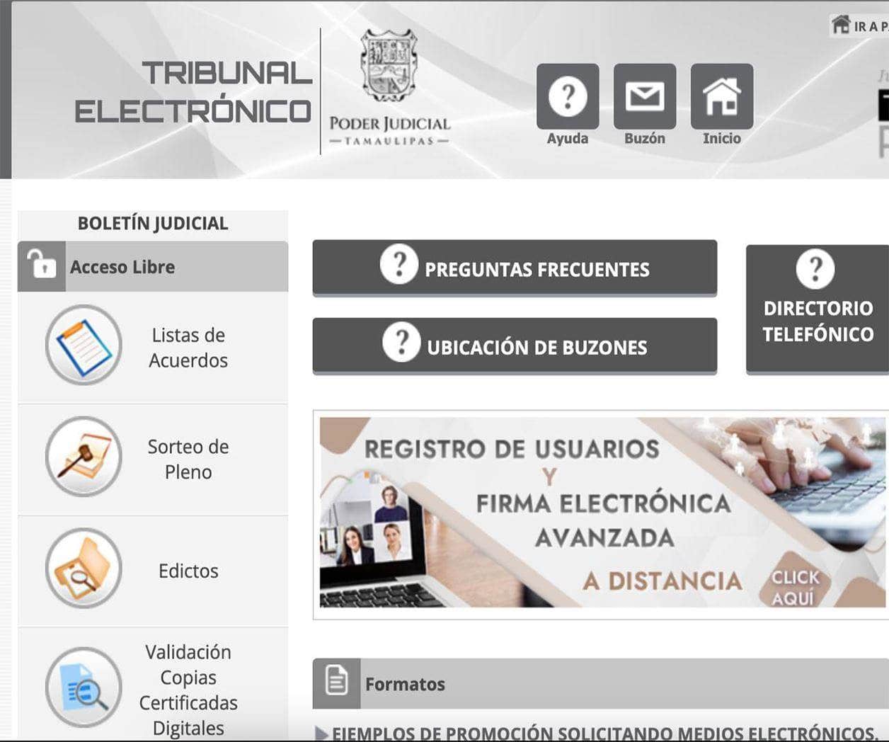 Crean el Juzgado Virtual Familiar en Tamaulipas