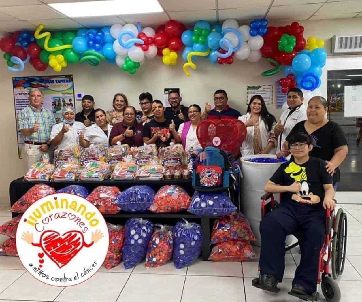 Entregan donativo a niños con cáncer