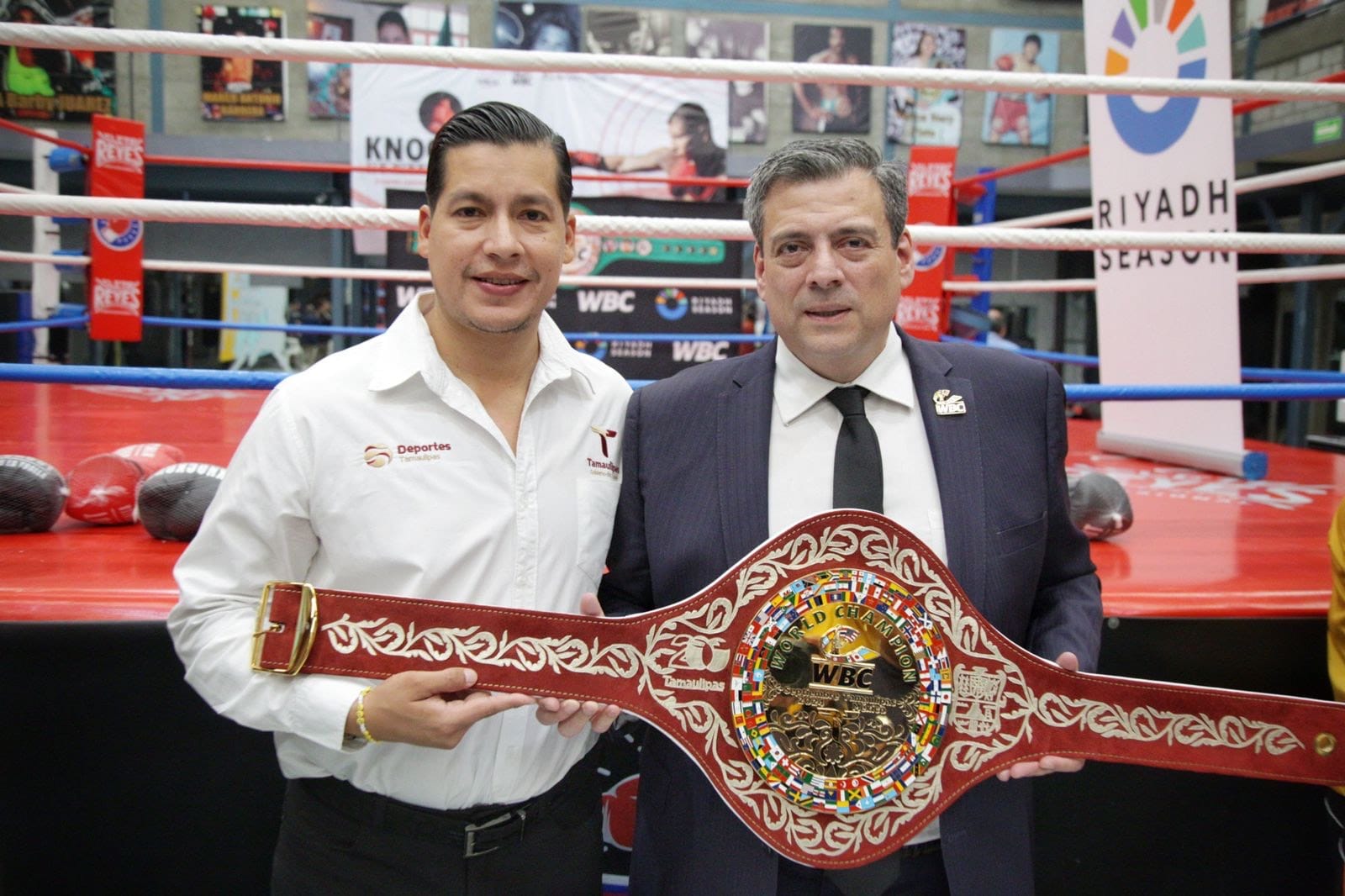 Presentan la segunda edición del Cinturón Tamaulipas para la pelea entre «Canelo» Álvarez y Edgar Berlanga