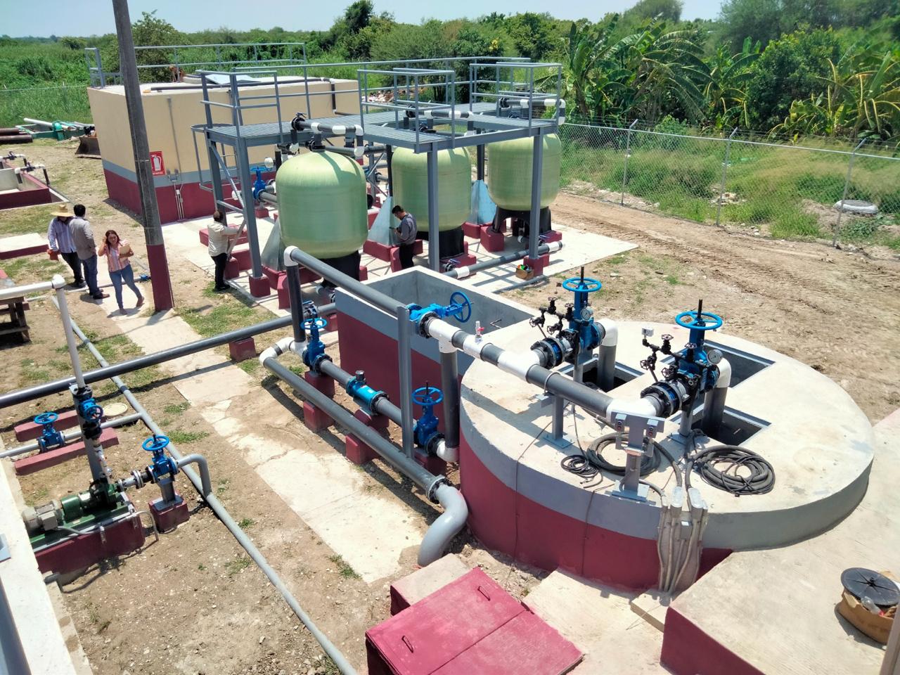 Secretaría de Obras Públicas Concluye la rehabilitación de Planta de Aguas Residuales en Altamira