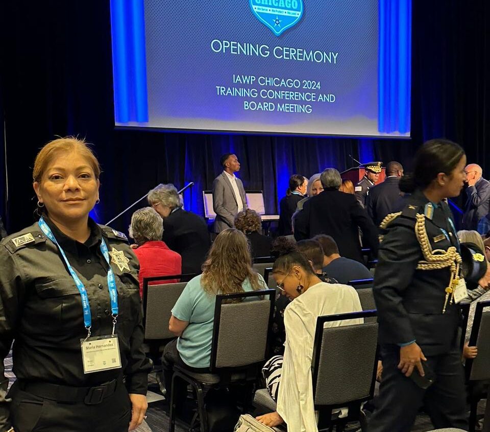Oficial de la Guardia Estatal presente en conferencia internacional para mujeres policías