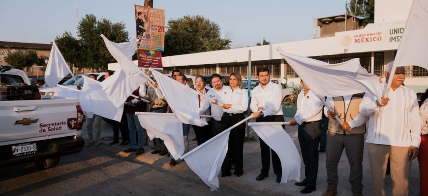 El alcalde de Matamoros Beto Granados dio banderazo a operativo de fumigación contra el mosquito transmisor del dengue, zika y chikungunya