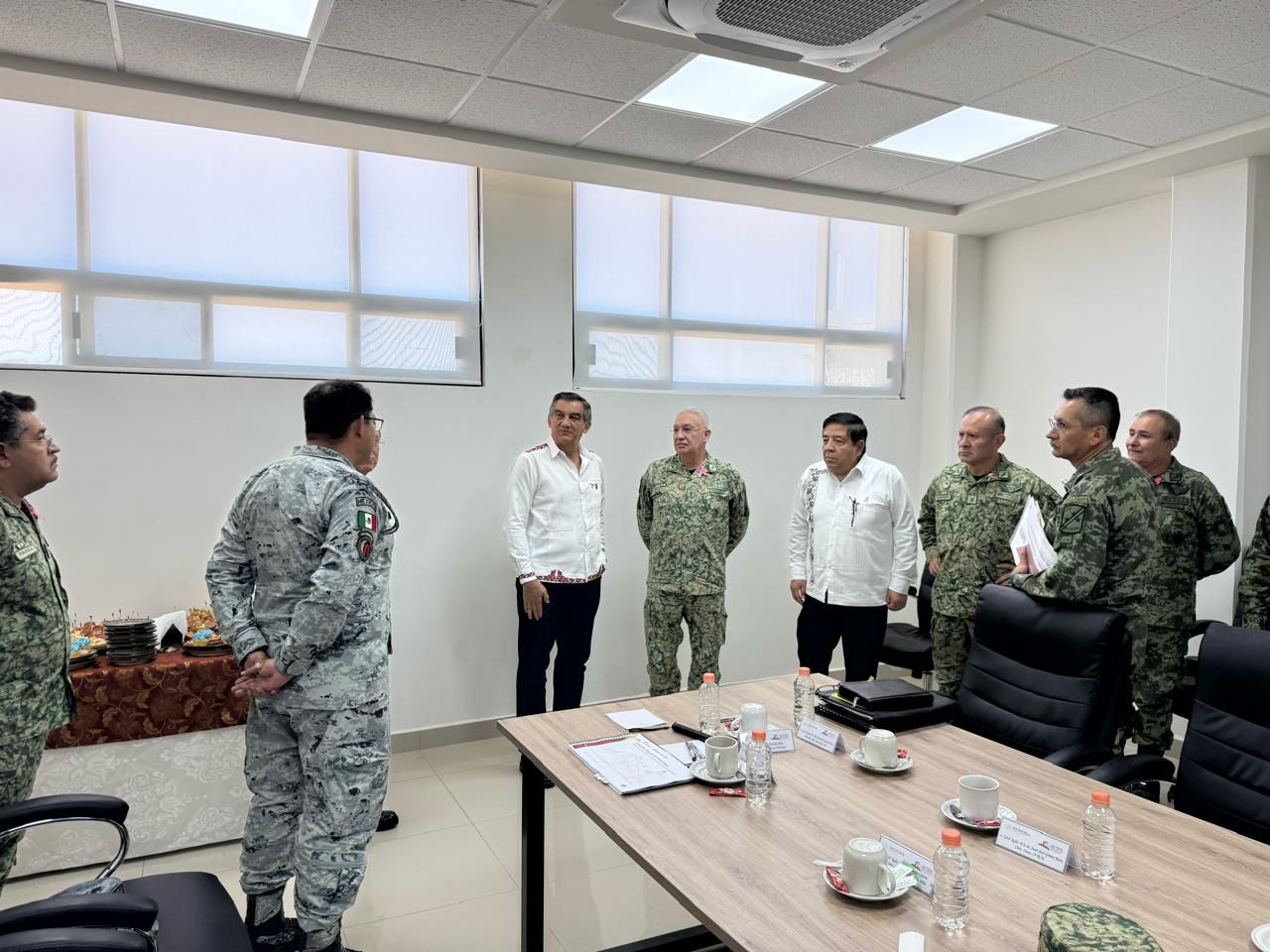 El Gobernador Dr. Américo Villarreal supervisa la construcción de la Agencia Nacional de Aduanas en Nuevo Laredo