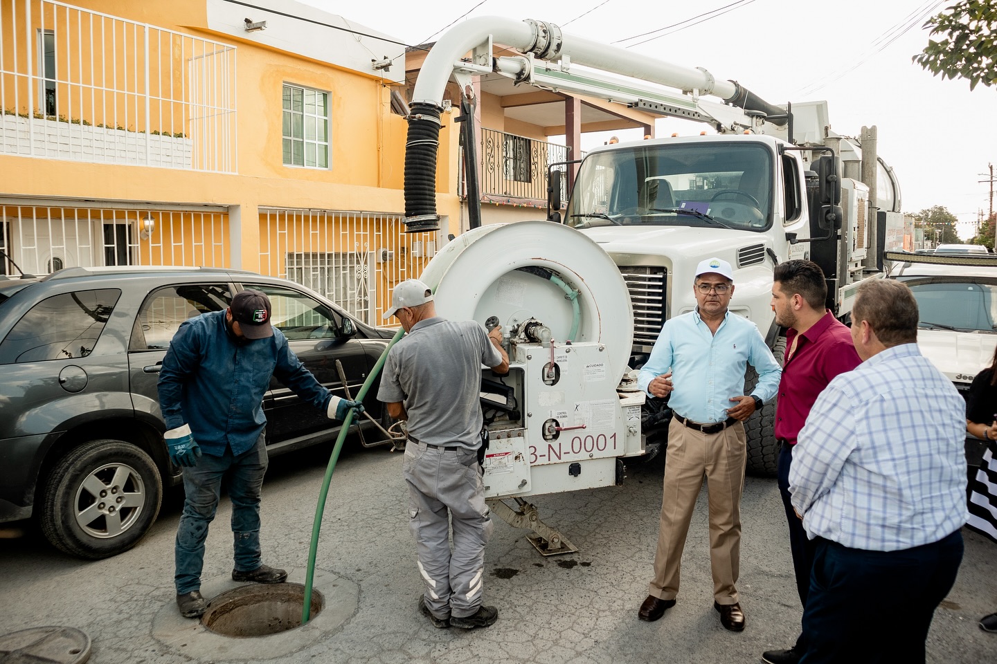 Supervisa alcalde Beto Granados trabajos de desasolve que realiza la JAD
