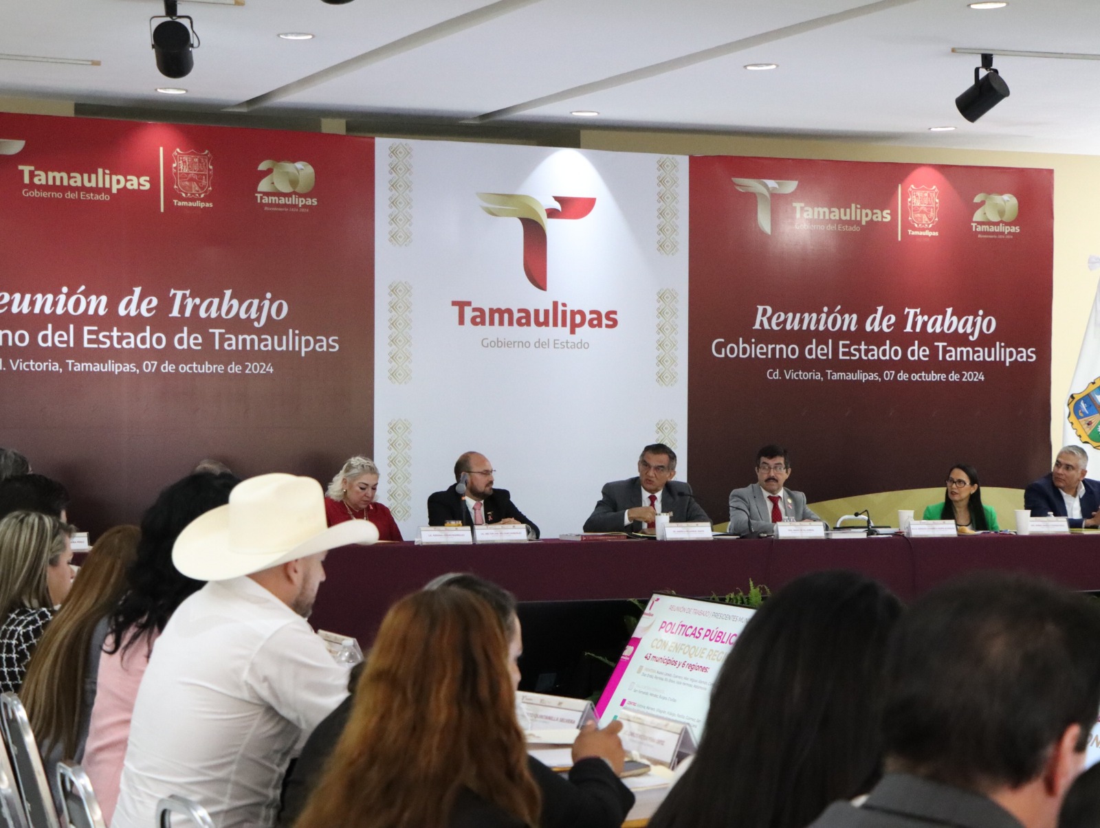 El gobierno de Américo Garantiza obra pública para los 43 municipios de Tamaulipas