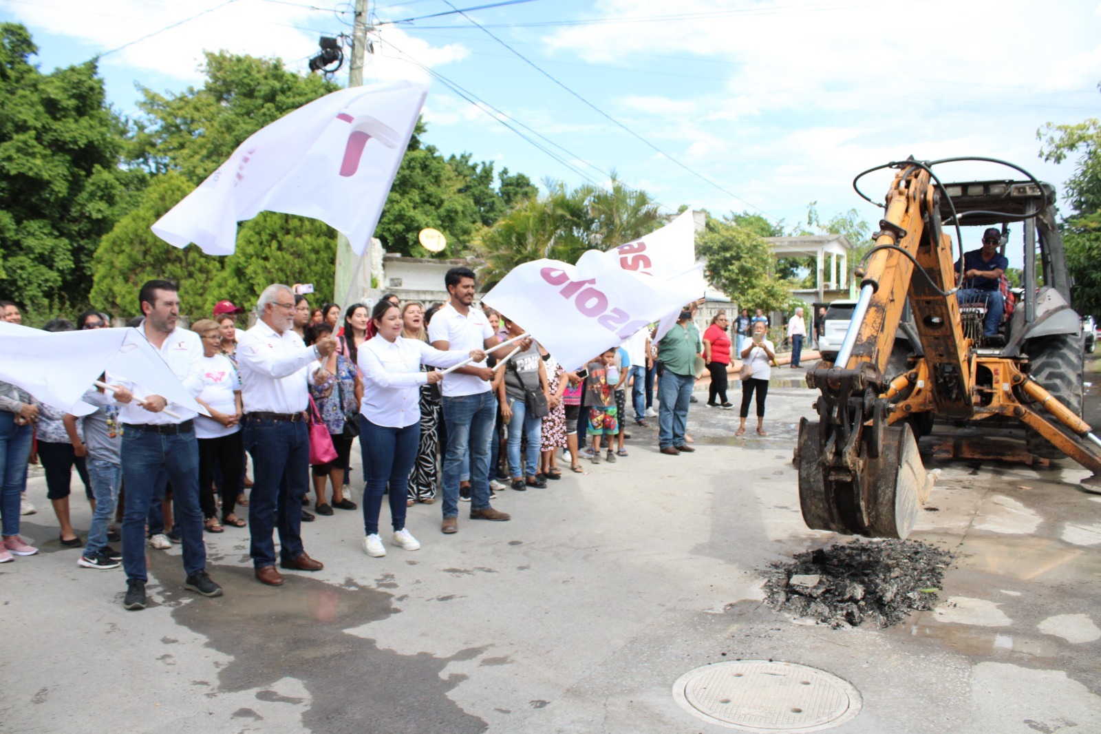 El Gobierno de Américo cumple en el municipio de Abasolo