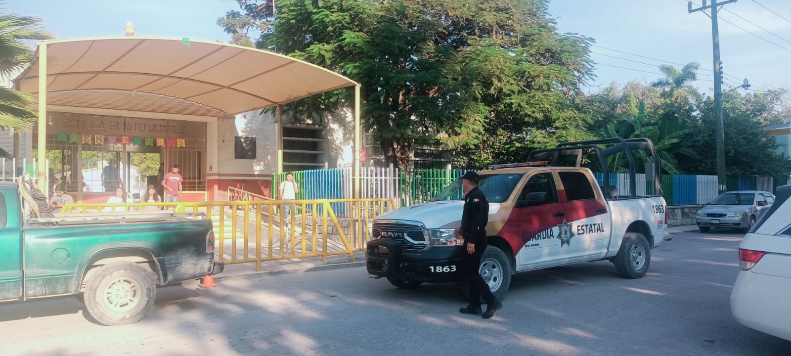 Guardia Estatal Realiza los recorridos de seguridad en planteles de todos los niveles