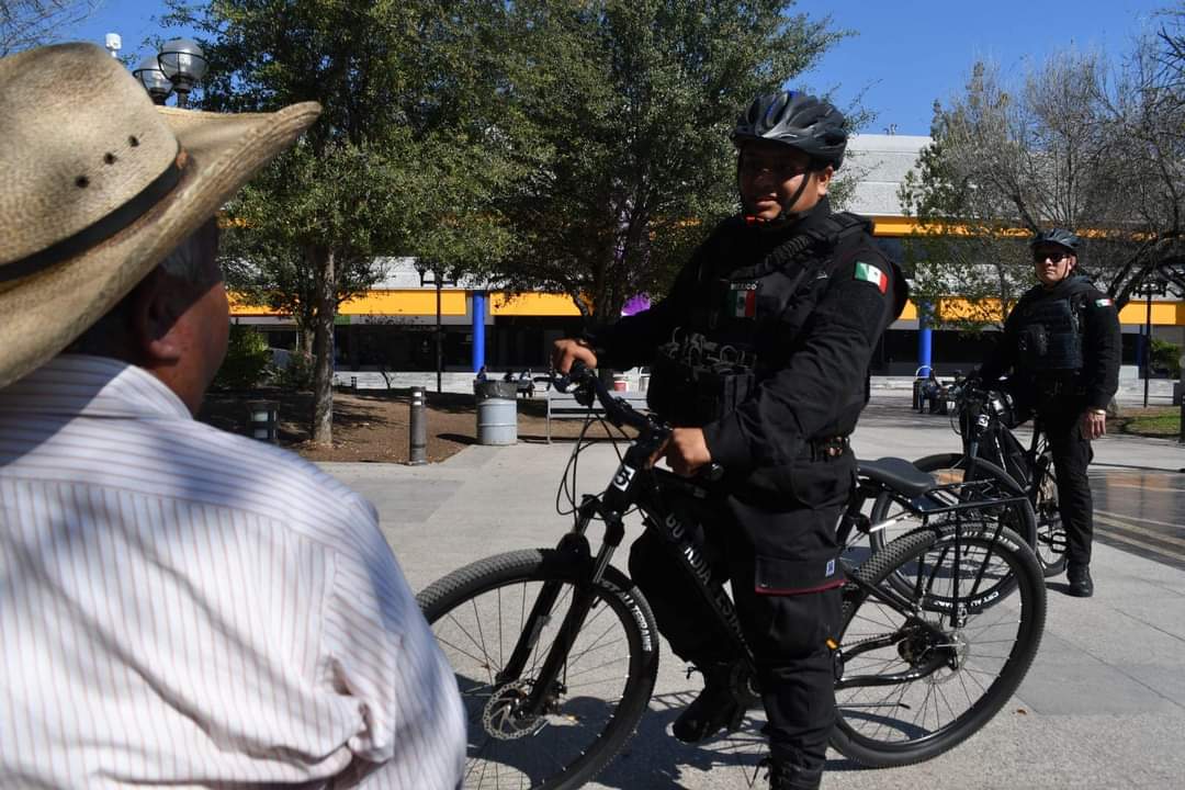 Patrullaje Ciclista de la Guardia Estatal Refuerza la Seguridad en Zonas Peatonales, Comerciales y Turísticas