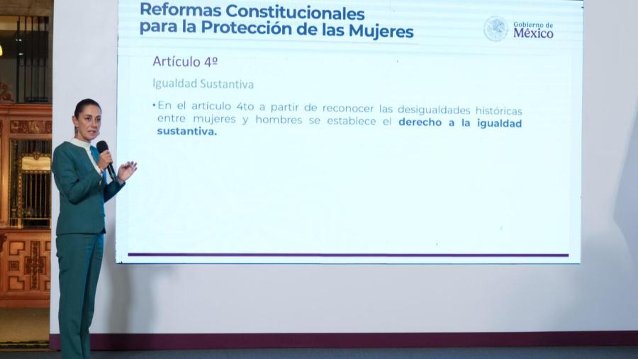 Gobierno de Sheinbaum envía iniciativas de reforma para garantizar apoyo a las mujeres