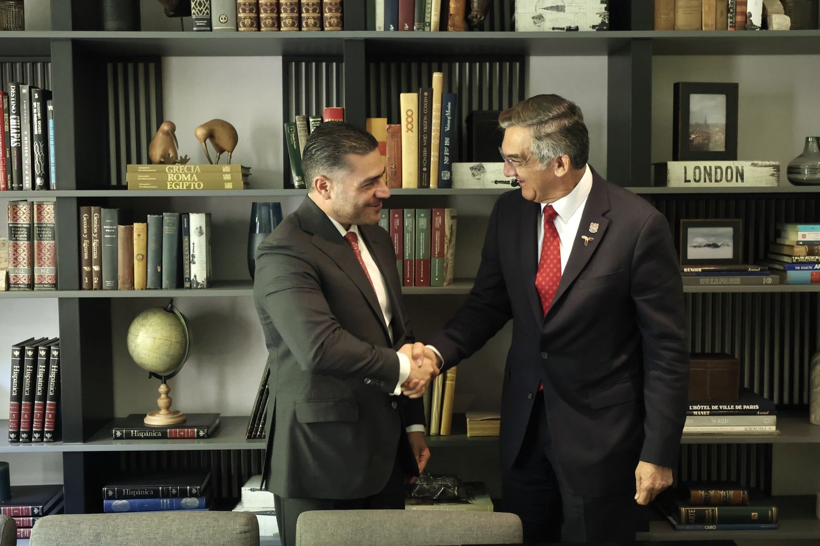 El gobernador Américo Villarreal y Omar García Harfuch, impulsan colaboración para fortalecer la seguridad en Tamaulipas