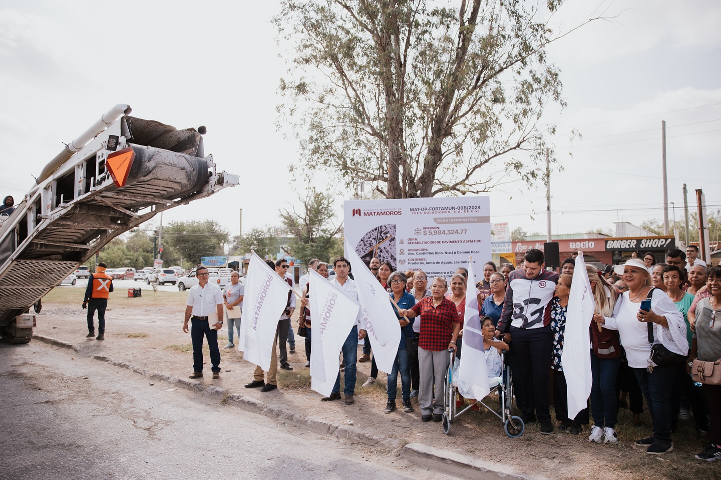 Alcalde Beto Granados da inicio a la rehabilitación de vialidades