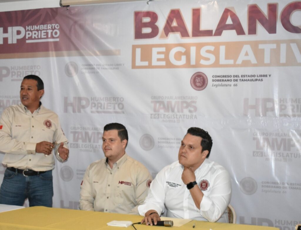 El Diputado Humberto Prieto presume los resultados del primer mes de la 66 Legislatura de Tamaulipas