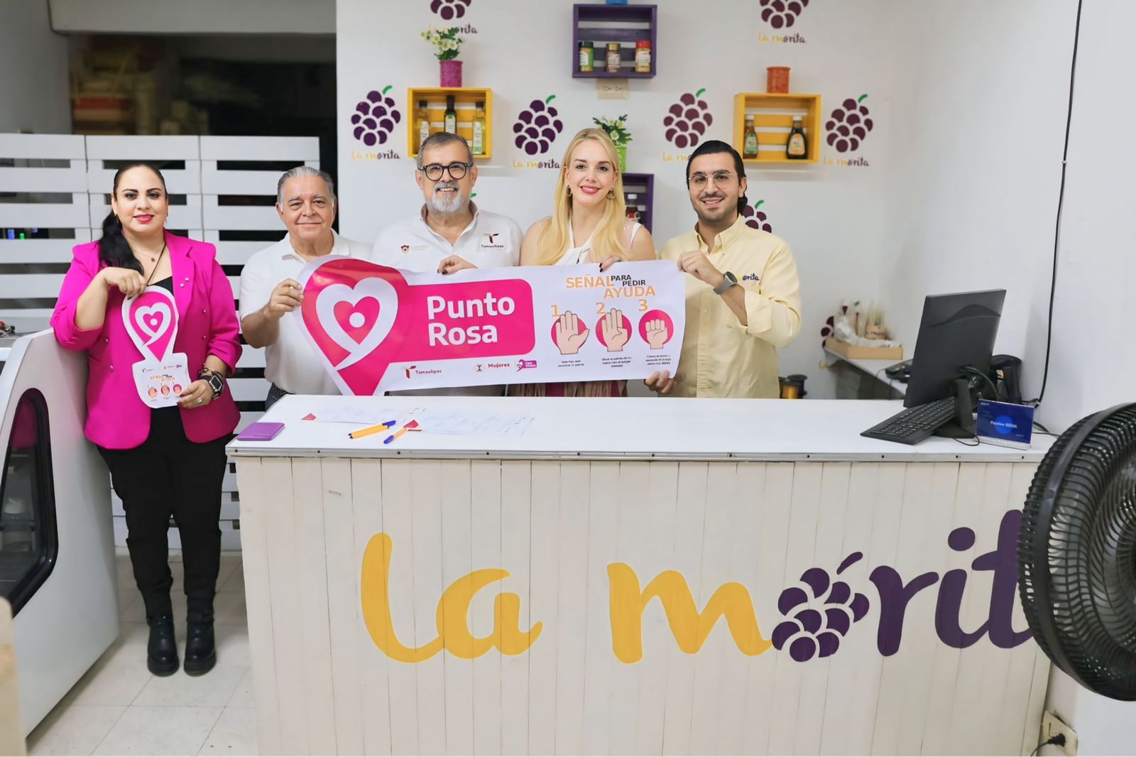 Tamaulipas cuenta con 900 Puntos Rosa para apoyar a las mujeres