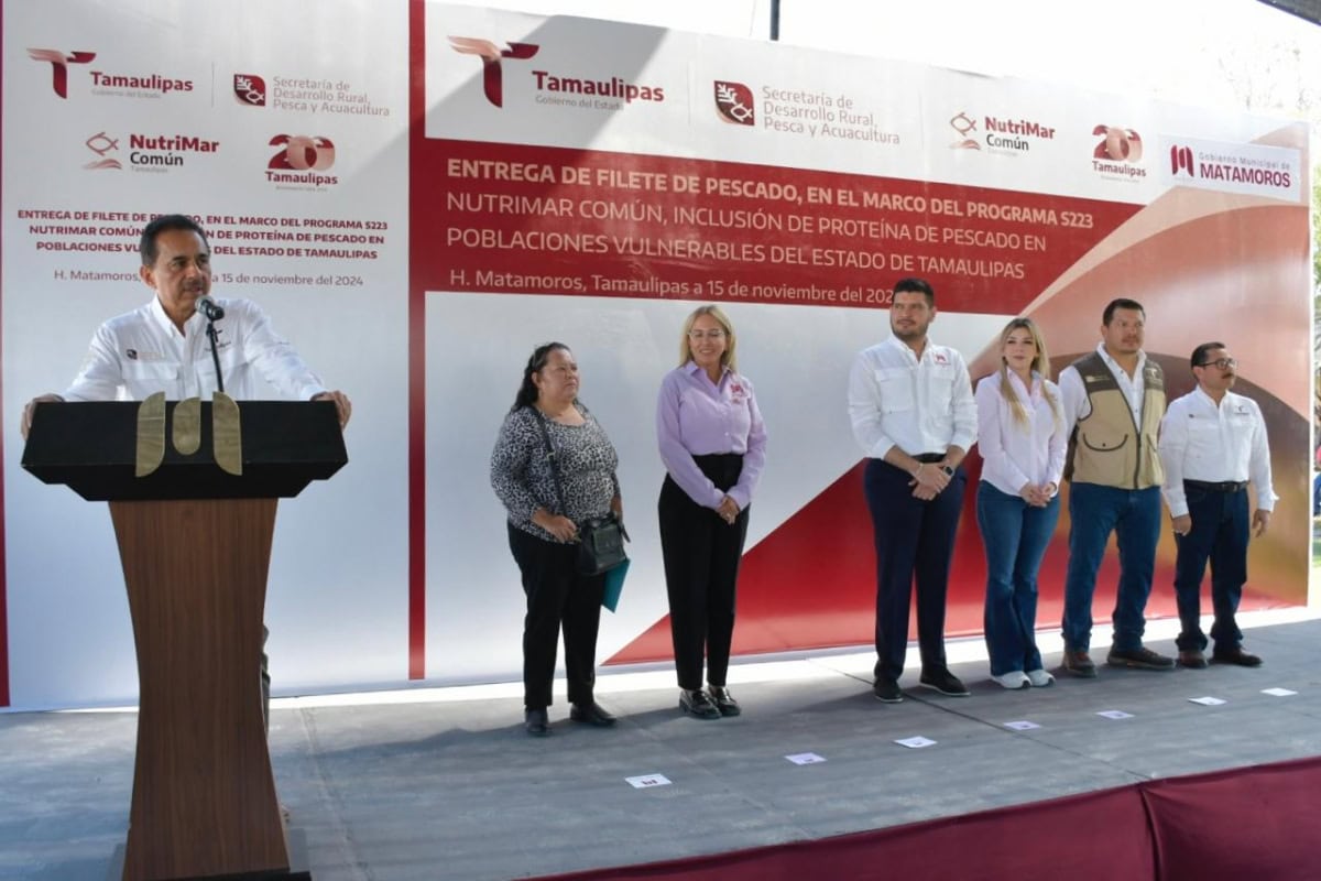 Tamaulipas avanza en seguridad alimentaria con el programa Nutrimar-Común