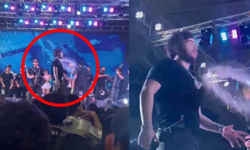 Tito Double P, primo de Peso Pluma, es agredido en pleno concierto