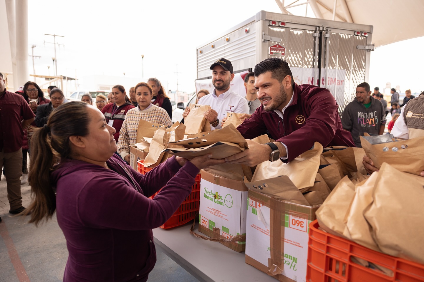 Alcalde Beto Granados finaliza la tercera entrega del programa Nutrimar, reforzando el apoyo en Matamoros