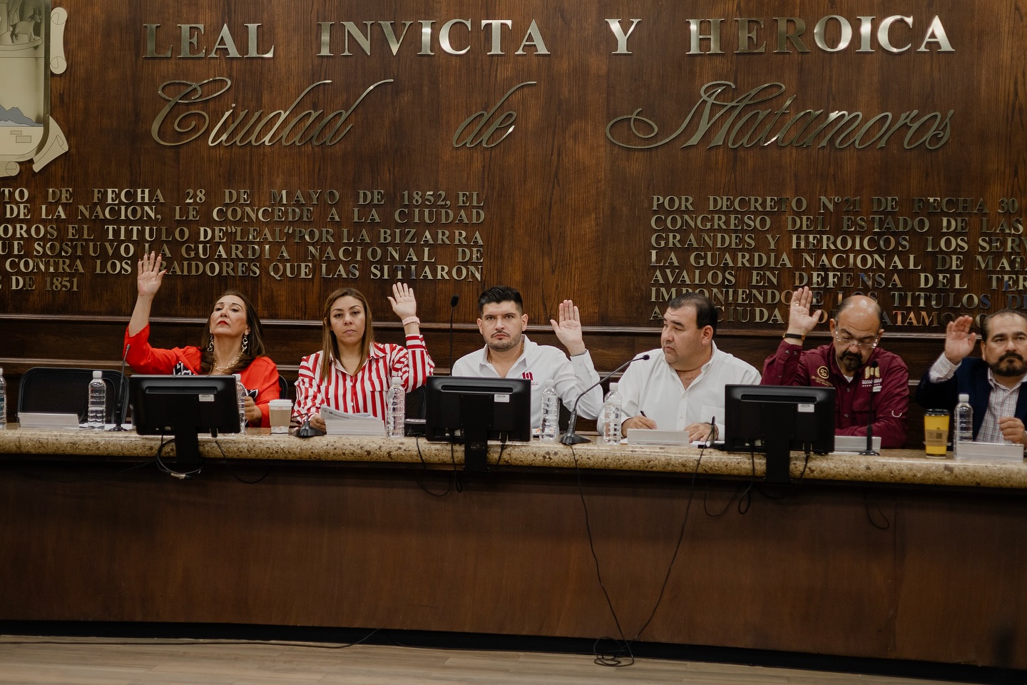 El Alcalde Beto Granados preside la Tercera y Cuarta Sesión Ordinaria del Cabildo en Matamoros