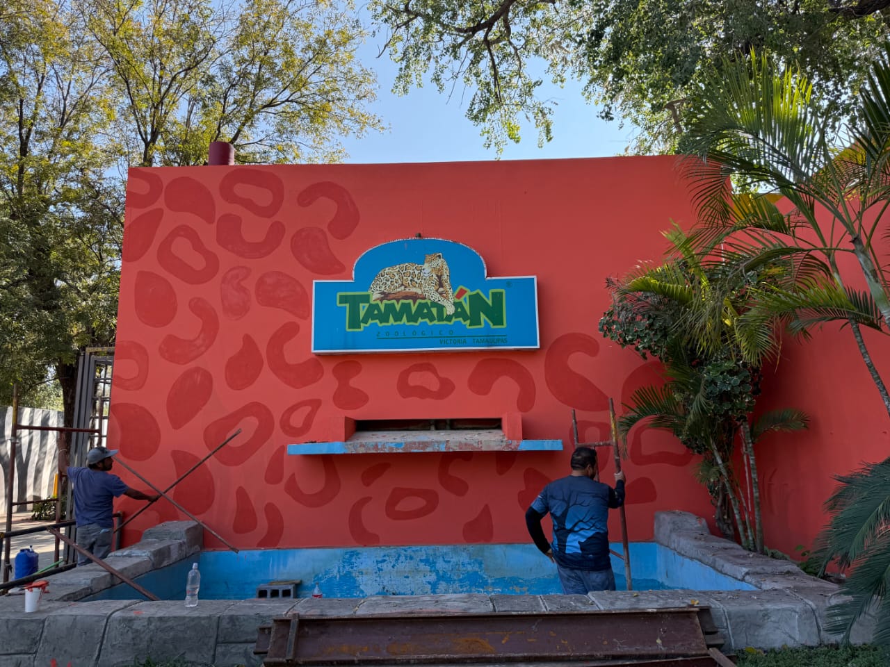Zoológico Tamatán luce una nueva imagen gracias a la Comisión de Parques